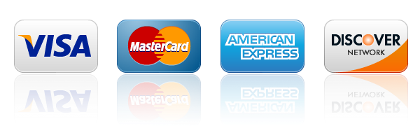 We accept Credit Cards