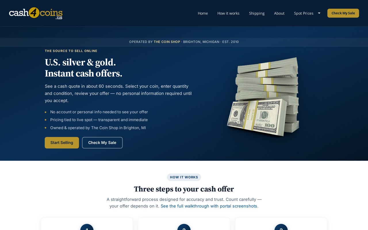 Cash4Coins.us preview