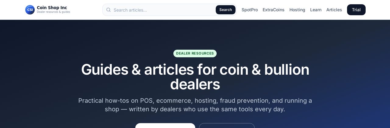 CoinShopInc.com preview