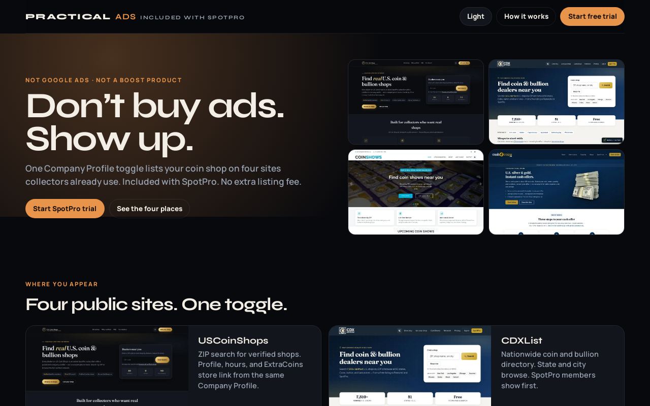 PracticalAds.com preview