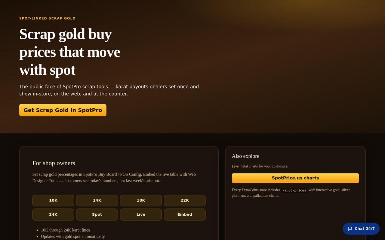 ScrapGoldPro.com preview